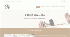 Desktop Screenshot of espritanahata.com